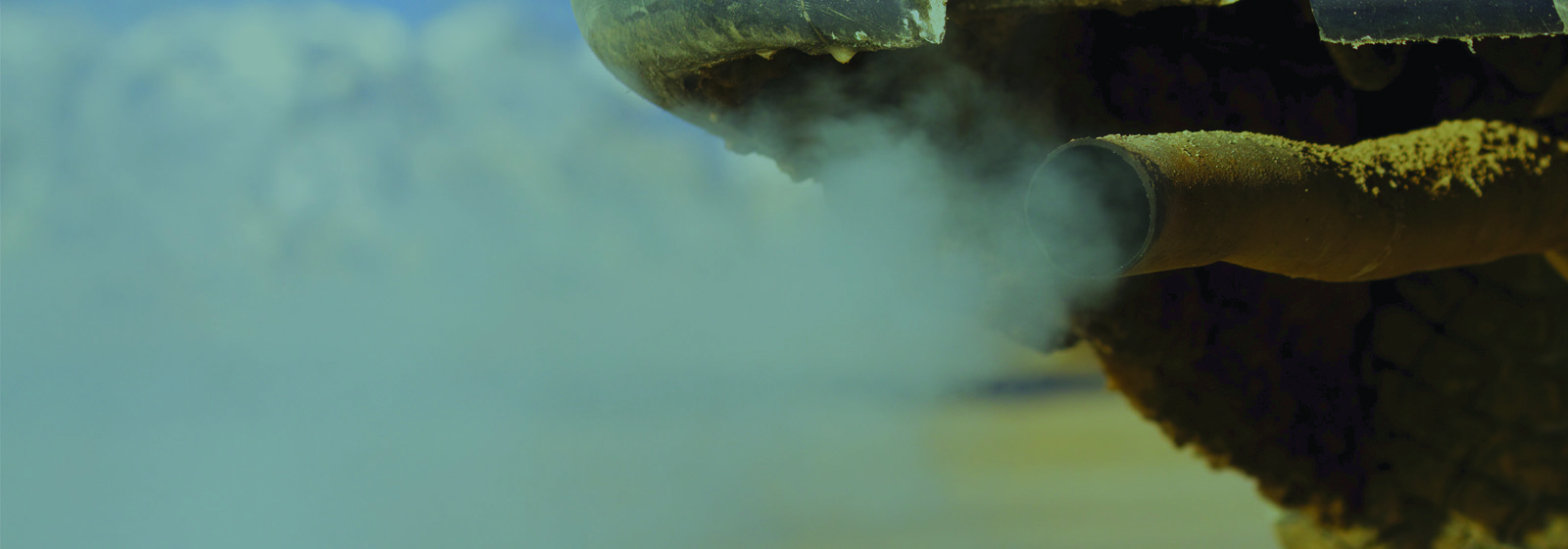 car exhaust fumes