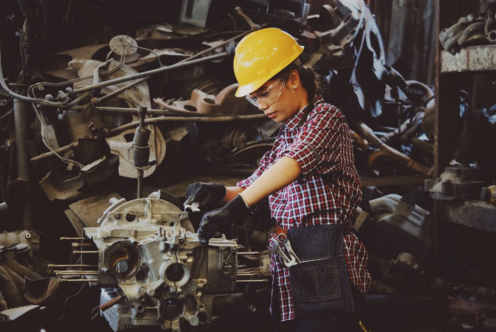 female mechanic